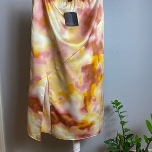 Marc NY Silk Midi Skirt